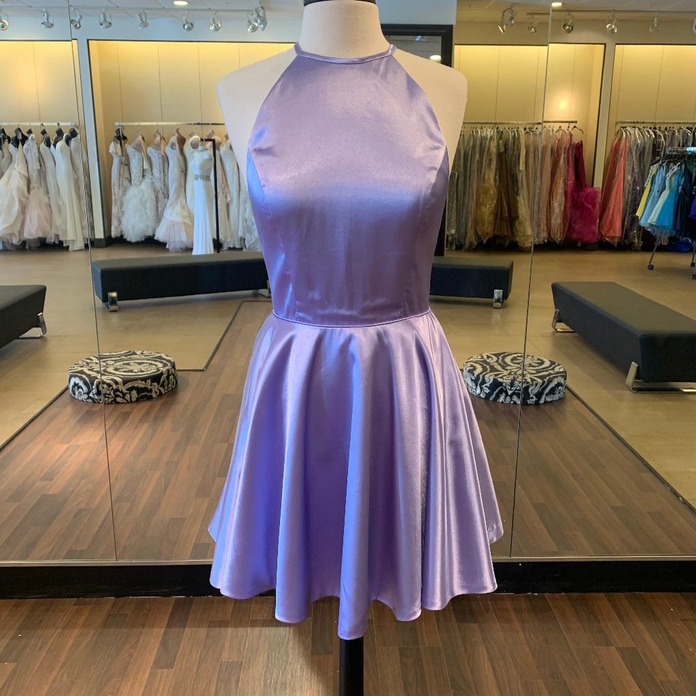 Halter A Line Party Dress